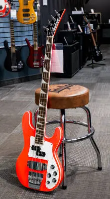 Jackson Guitars - X Series Concert Bass CBXNT DX IV, Laurel Fingerboard - Rocket Red 2